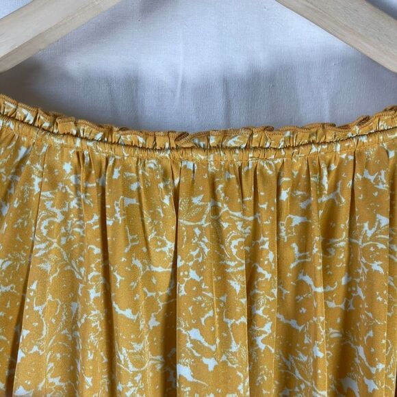 Intimately Free People All Tucks Yellow Floral Printed Thong Back Bodysu… - Picture 6 of 11